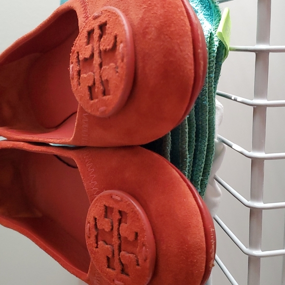 TORY BURCH MINNIE TRAVEL BALLET FLAT, SUEDE - Picture 10 of 10